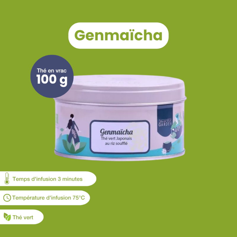 Thé vert bio Genmaicha Thé vert bio Genmaicha