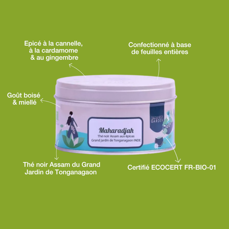 Thé noir bio Maharadjah Thé noir bio Maharadjah