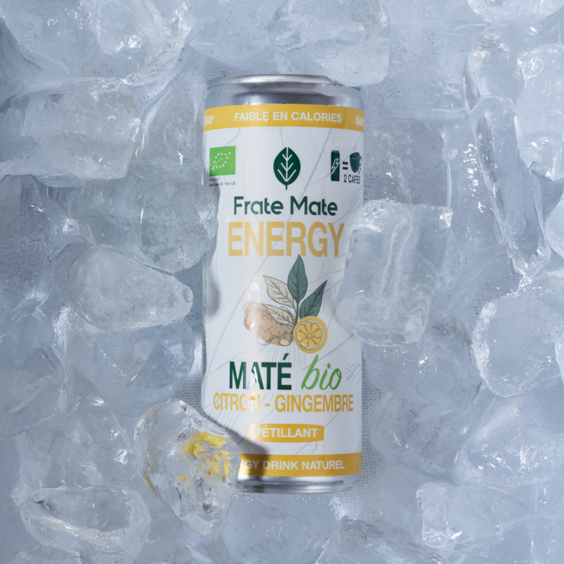 Fraté Maté - Canette Maté Citron-Gingembre  Fraté Maté - Canette Maté Citron-Gingembre