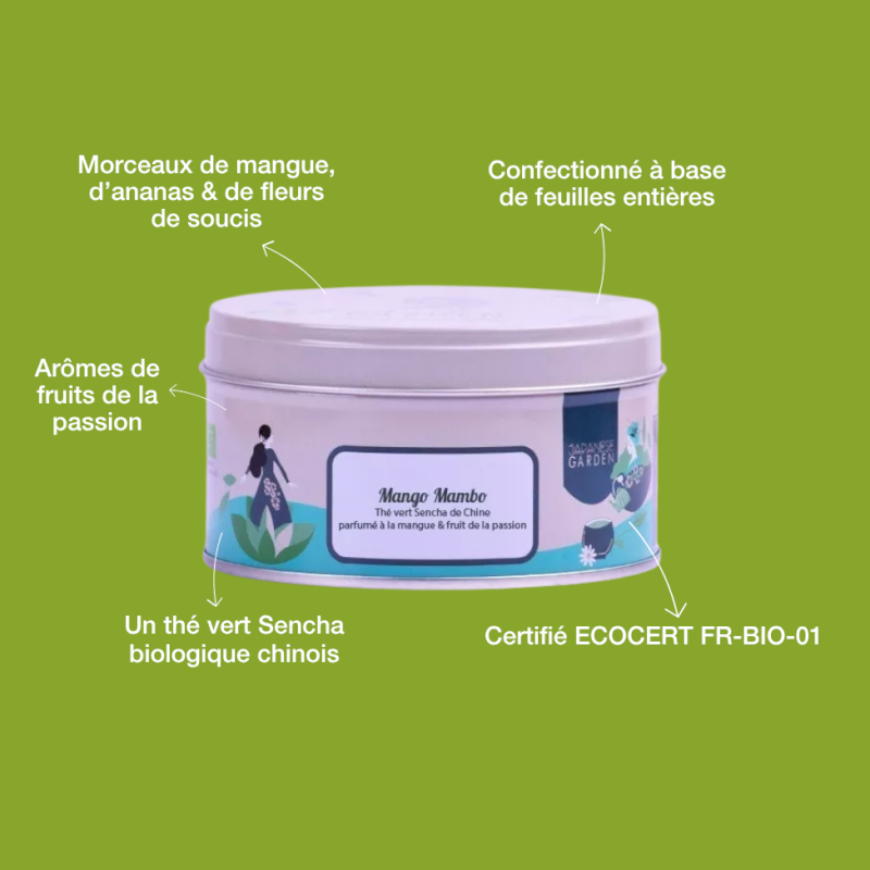 Thé vert bio Mango Mambo