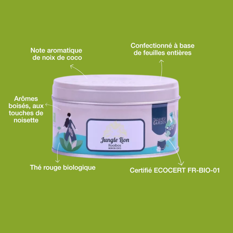 Rooibos bio coco Jungle Lion Rooibos bio coco Jungle Lion