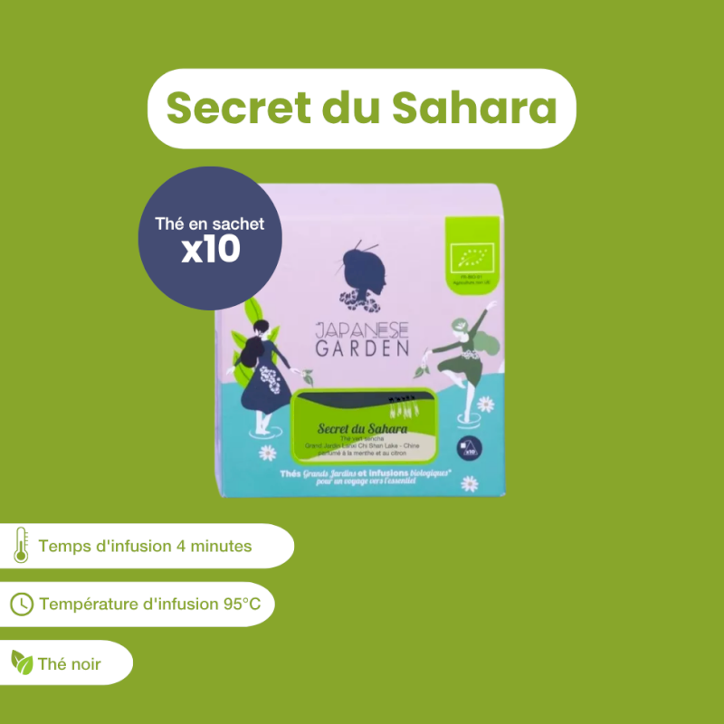 Thé vert bio Secret du Sahara Thé vert bio Secret du Sahara