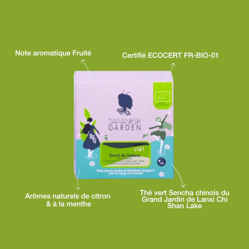 Thé vert bio Secret du Sahara Thé vert bio Secret du Sahara