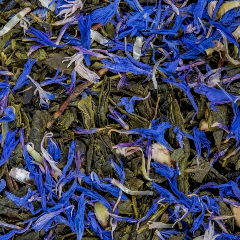 Thé vert Earl Grey Fleurs de Bleuet Thé vert Earl Grey Fleurs de Bleuet