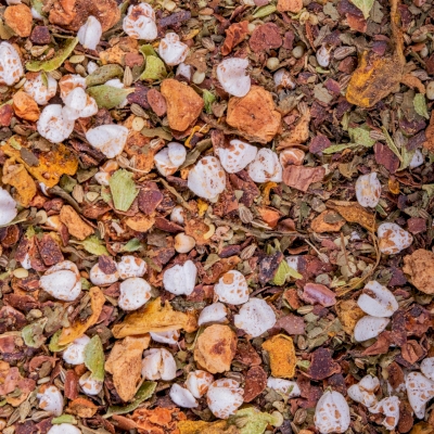 Infusion cacao, curcuma & Cœur de chanvre Infusion cacao, curcuma & Cœur de chanvre