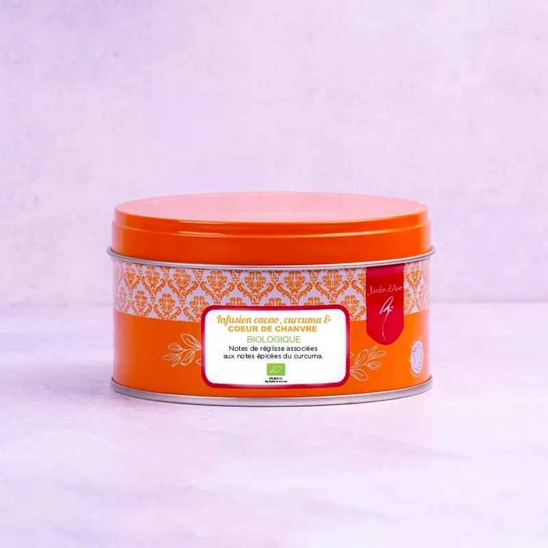 Infusion cacao, curcuma & Cœur de chanvre