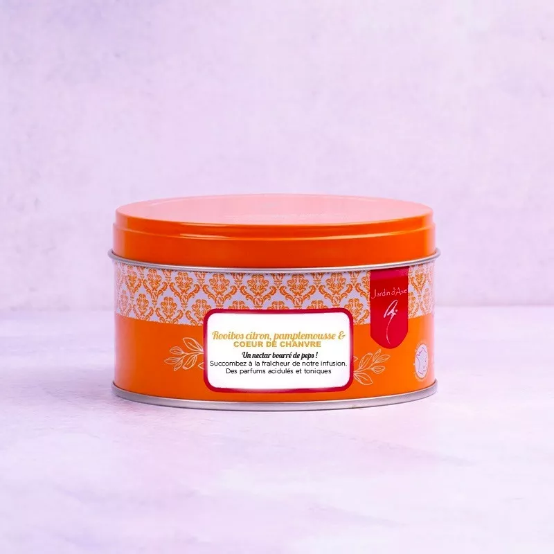 Infusion rooibos citron, pamplemousse & Cœur de chanvre