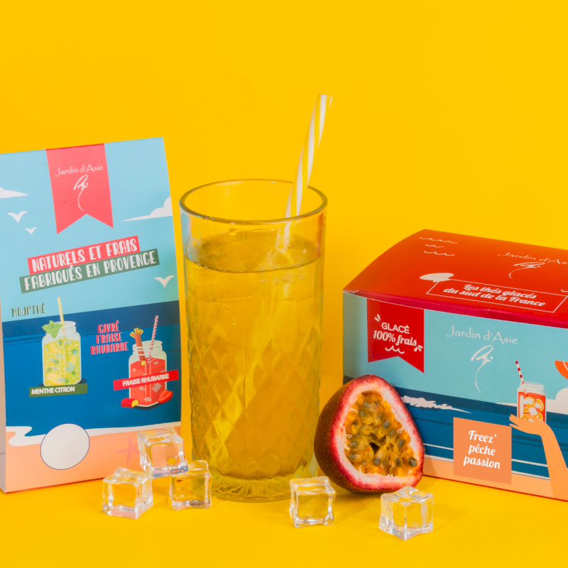 Thé Glacé Freez' Pêche Passion   Thé Glacé Freez' Pêche Passion