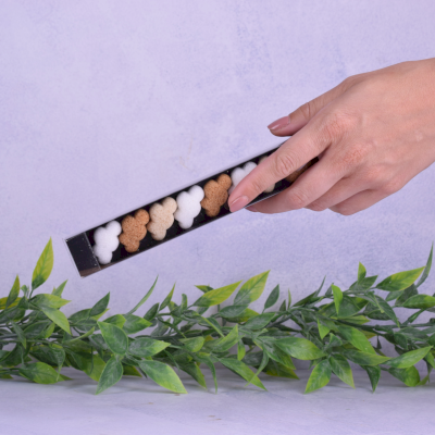 Boîte de 8 sucres nuages  Boîte de 8 sucres nuages